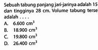 Volume Sebuah Bola Adalah 38.808 Cm3 Panjang Jari Jarinya Adalah Cm